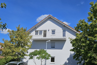 Außenansicht Wohnhaus in KA-Neureut